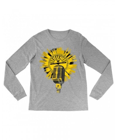 Sun Records Long Sleeve Shirt | Logo And Mic Yellow Burst Shirt $14.38 Shirts