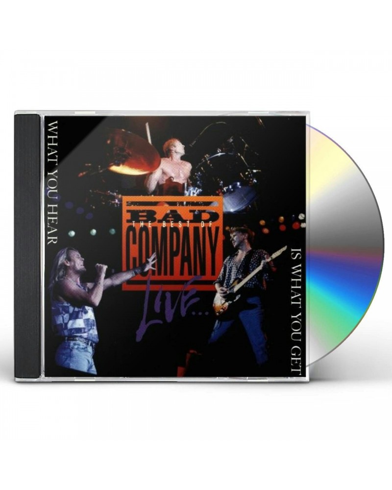 Bad Company BEST OF BAD COMPANY LIVE: WHAT YOU HEAR CD $4.86 CD