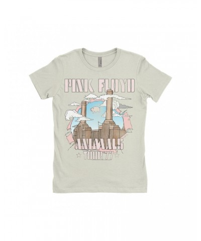 Pink Floyd Ladies' Boyfriend T-Shirt | Factory Animals Tour '77 Shirt $12.23 Shirts