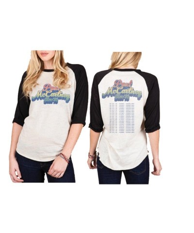 Paul McCartney Sunset Unisex Raglan $26.40 Shirts