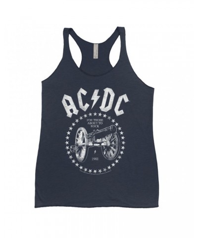 AC/DC Bold Colored Racerback Tank | For Those About To Rock 1981 Shirt $9.55 Shirts