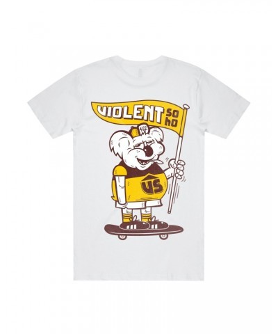 Violent Soho Brisbane Bears Tee (White) $10.34 Shirts