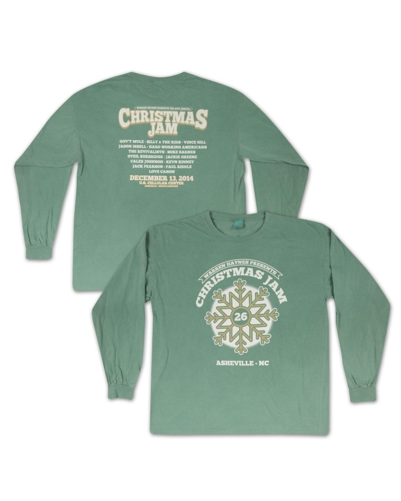 Warren Haynes Christmas Jam 26 Long-Sleeve T-Shirt $9.50 Shirts