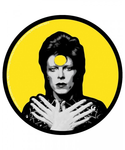 David Bowie Ziggy 4" Round Sticker $0.68 Accessories