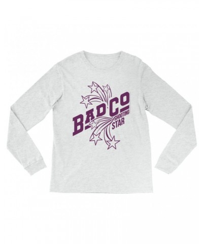 Bad Company Heather Long Sleeve Shirt | Shooting Star In Purple Shirt $9.88 Shirts