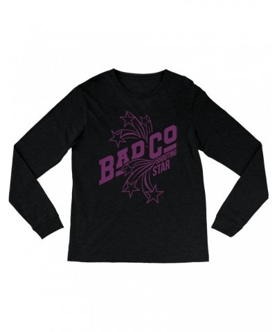 Bad Company Heather Long Sleeve Shirt | Shooting Star In Purple Shirt $9.88 Shirts