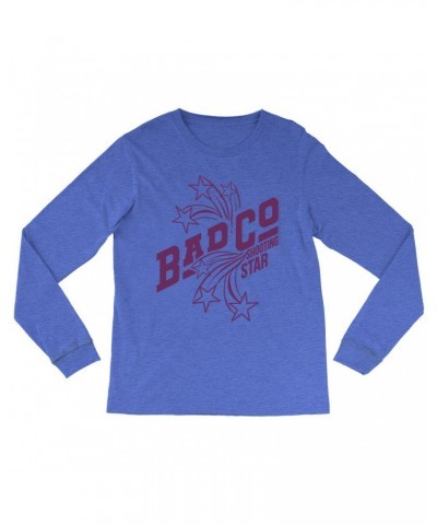 Bad Company Heather Long Sleeve Shirt | Shooting Star In Purple Shirt $9.88 Shirts