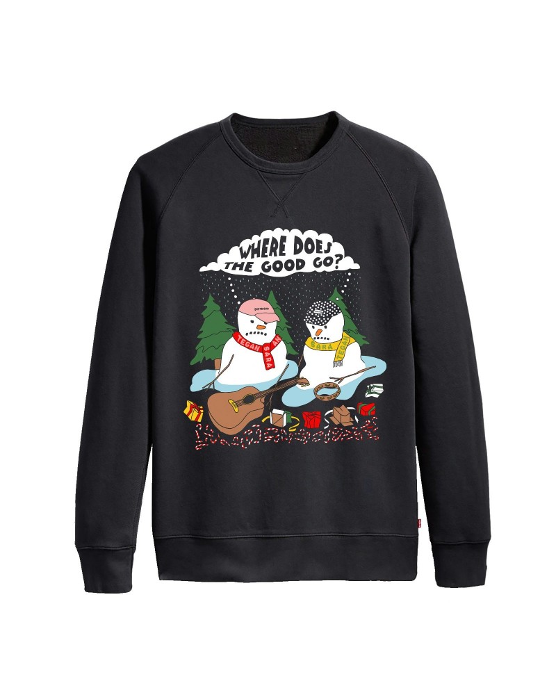 Tegan and Sara Snowpeople Holiday Sweater $19.80 Sweatshirts