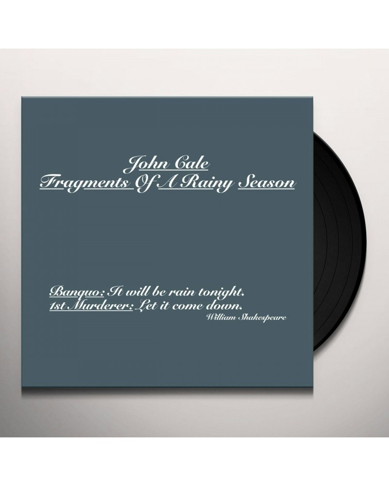 John Cale Fragments of a Rainy Season Vinyl Record $13.56 Vinyl