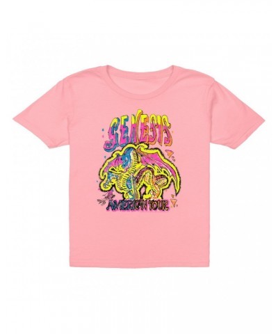 Genesis Kids T-Shirt | Retro American Tour Dragon Kids T-Shirt $10.48 Kids