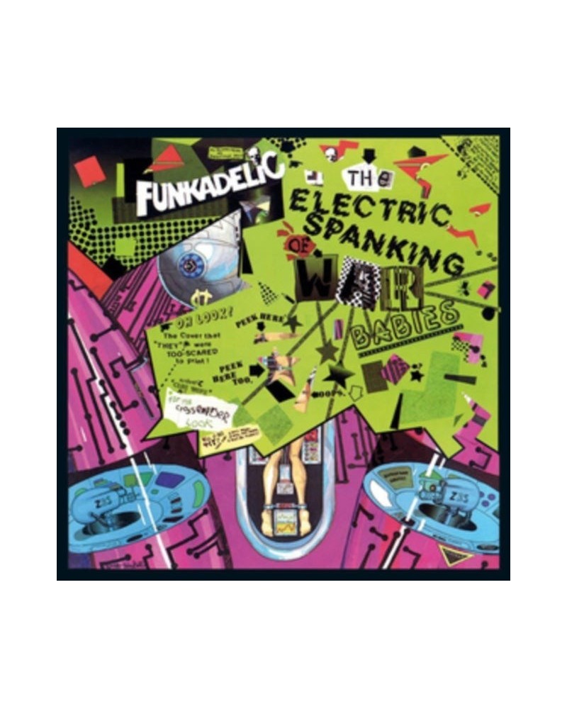 Funkadelic LP Vinyl Record - The Electric Spanking Of War Babies (Green Fluorescent Vinyl) $24.73 Vinyl