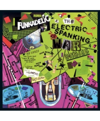 Funkadelic LP Vinyl Record - The Electric Spanking Of War Babies (Green Fluorescent Vinyl) $24.73 Vinyl