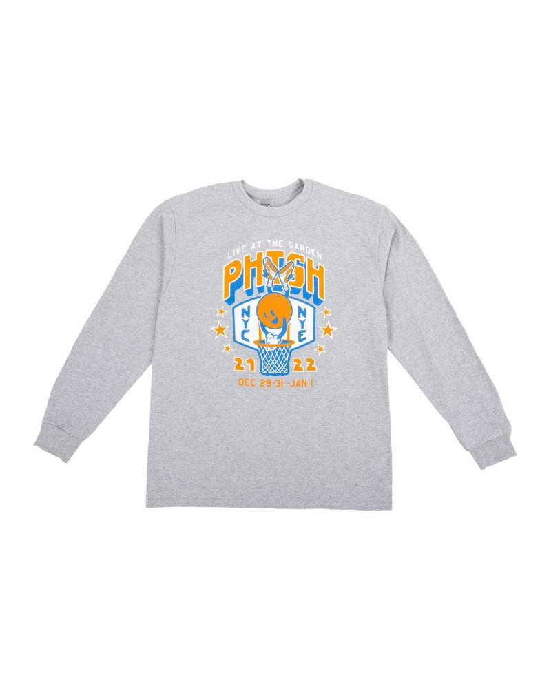 Phish Slam Dunk Long Sleeve Tee on Sport Grey $13.80 Shirts