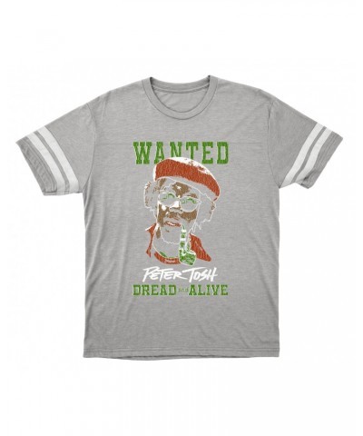 Peter Tosh T-Shirt | Wanted Dread And Live Football Shirt $14.50 Shirts