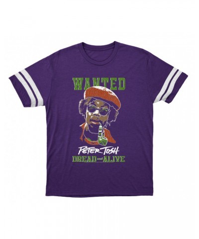 Peter Tosh T-Shirt | Wanted Dread And Live Football Shirt $14.50 Shirts