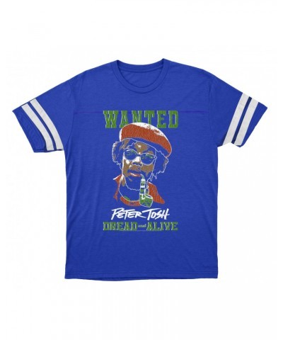 Peter Tosh T-Shirt | Wanted Dread And Live Football Shirt $14.50 Shirts