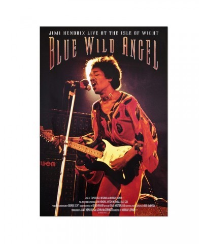 Jimi Hendrix Blue Wild Angel (Original Movie) Poster $1.99 Decor