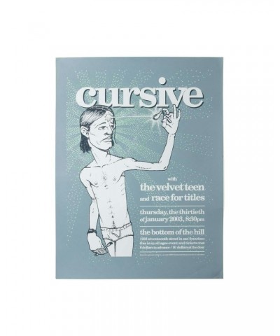 Cursive Deadstock Bottom Of The Hill 2003 Poster $6.90 Decor