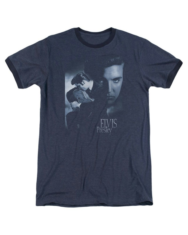 Elvis Presley Shirt | REVERENT Premium Ringer Tee $8.80 Shirts