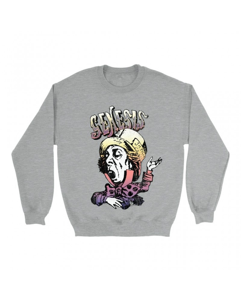 Genesis Sweatshirt | Colorful Ombre Mad Hatter Sweatshirt $16.78 Sweatshirts