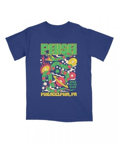 Phish Philadelphia Summer Tour 2022 Event Tee on Cool Blue $10.00 Shirts