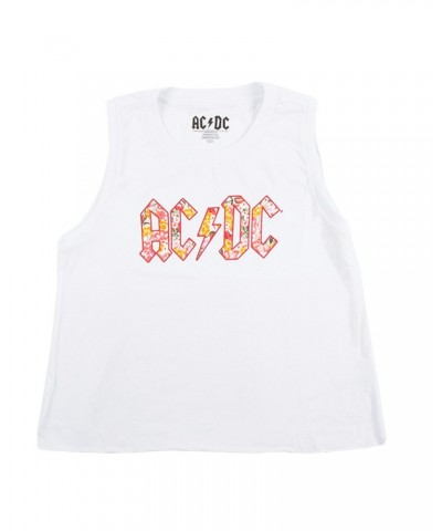 AC/DC Floral Logo Tee $1.65 Shirts