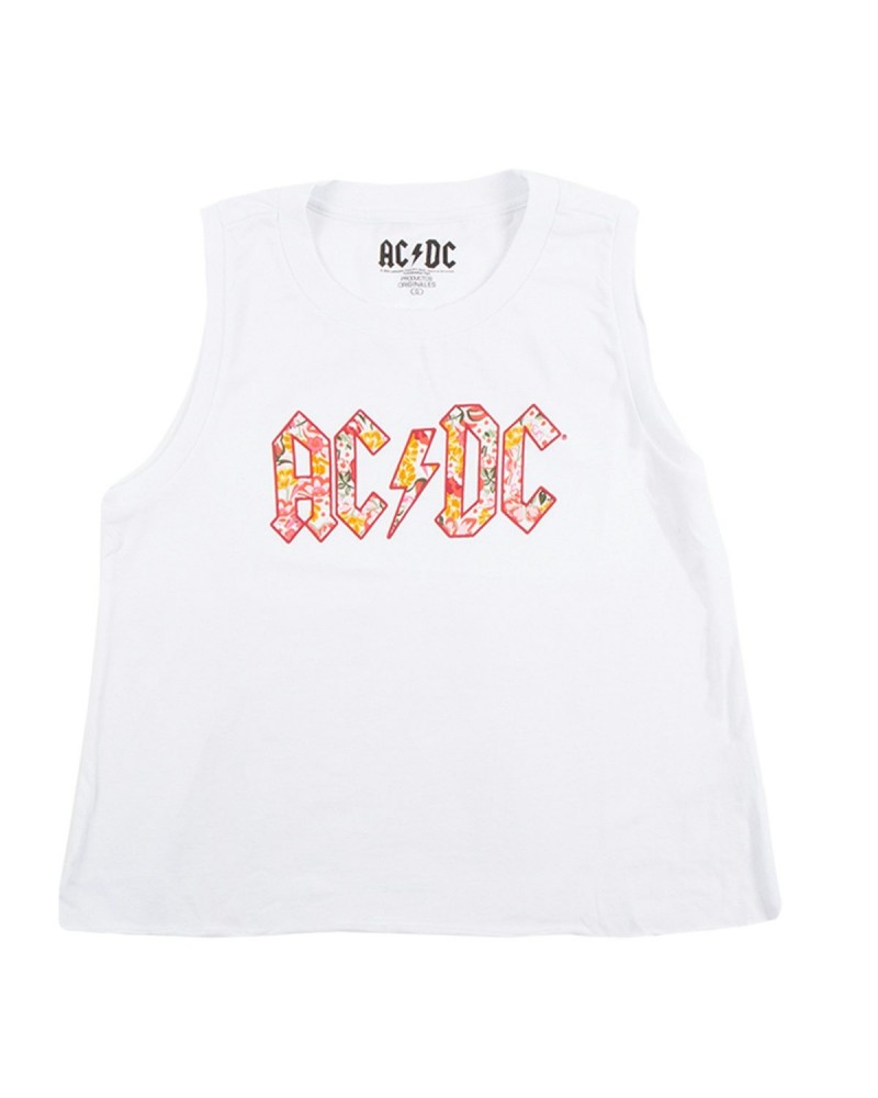 AC/DC Floral Logo Tee $1.65 Shirts