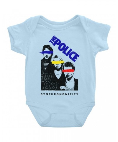 The Police Baby Short Sleeve Bodysuit | The Trio 1983 Concert Bodysuit $6.58 Kids