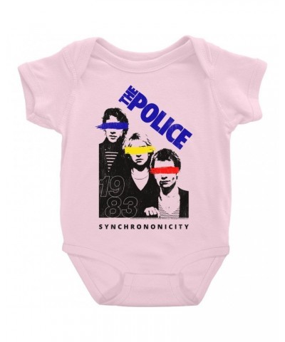 The Police Baby Short Sleeve Bodysuit | The Trio 1983 Concert Bodysuit $6.58 Kids