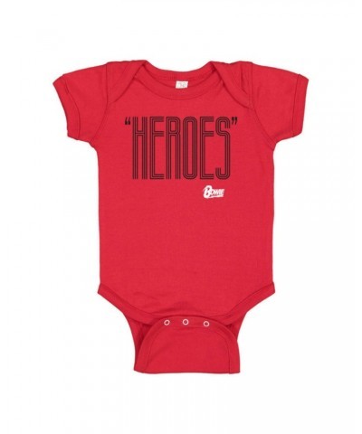 David Bowie Heroes Black/White Onesie $7.13 Kids