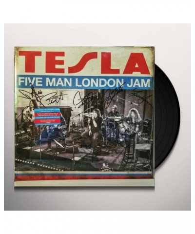 Tesla FIVE MAN LONDON JAM (CLEAR RED/CLEAR BLUE VINYL/2LP) Vinyl Record $22.25 Vinyl