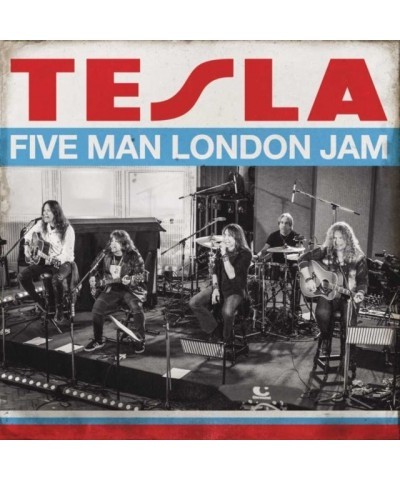 Tesla FIVE MAN LONDON JAM (CLEAR RED/CLEAR BLUE VINYL/2LP) Vinyl Record $22.25 Vinyl