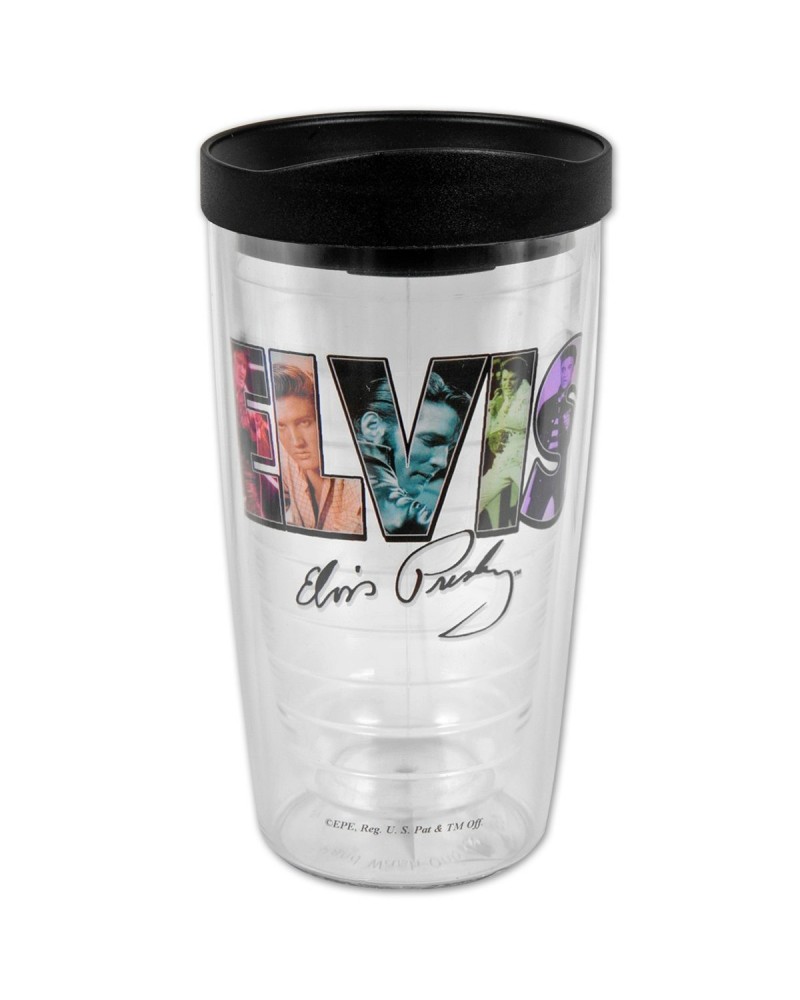 Elvis Presley Collage Travel Mug $7.20 Drinkware