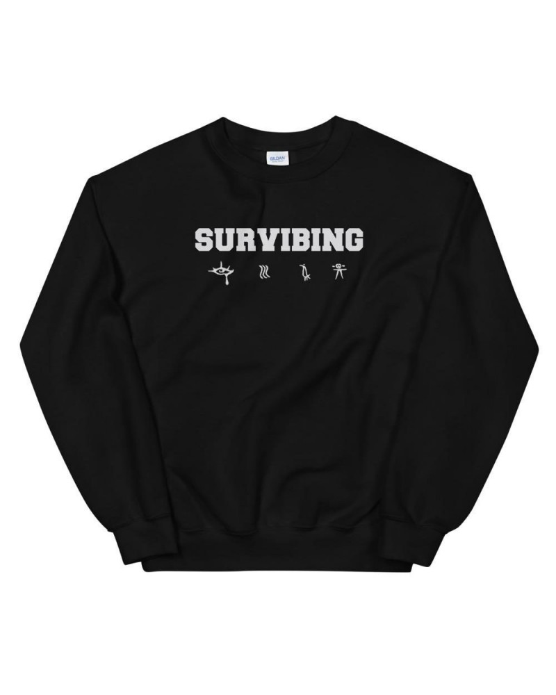 SUR SURVIBING Sweatshirt (Black) $16.80 Sweatshirts