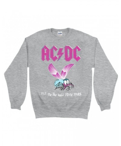 AC/DC Sweatshirt | Fly On The Wall Tour 1985 Sweatshirt $16.08 Sweatshirts