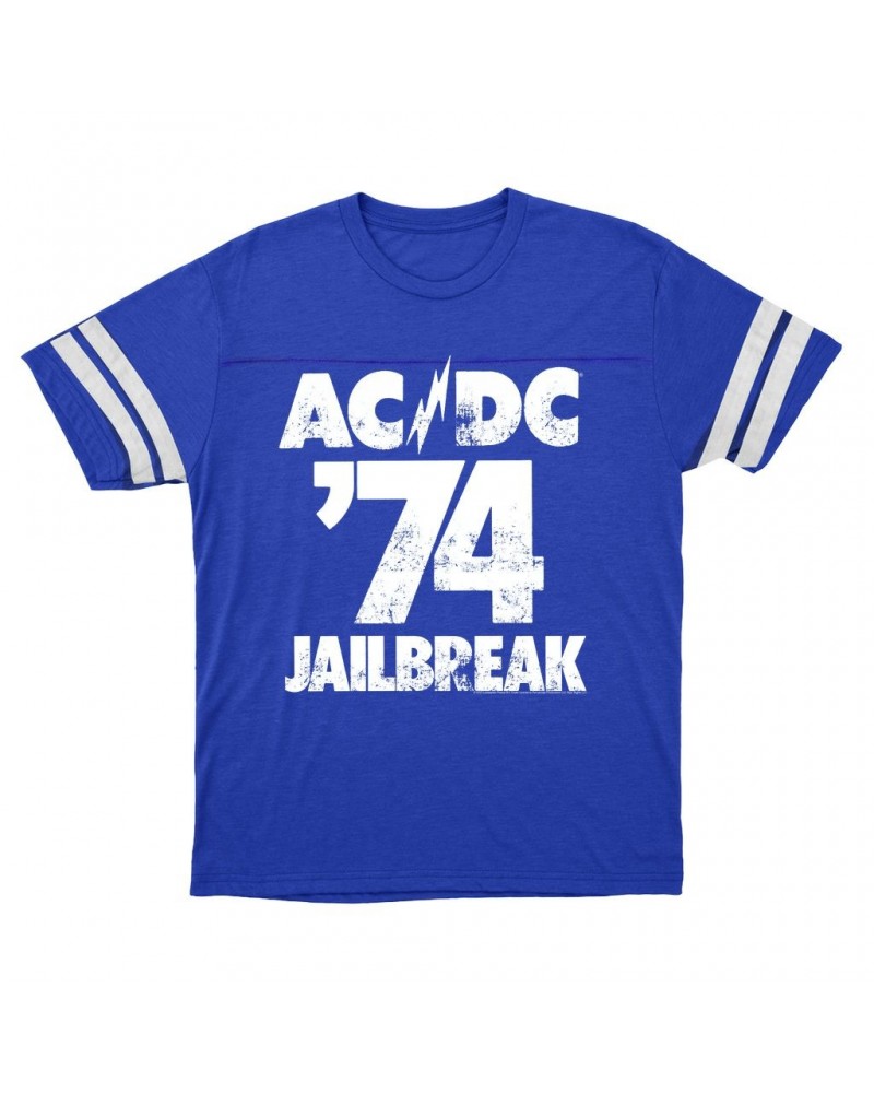 AC/DC T-Shirt | Jailbreak 1974 Football Shirt $14.83 Shirts