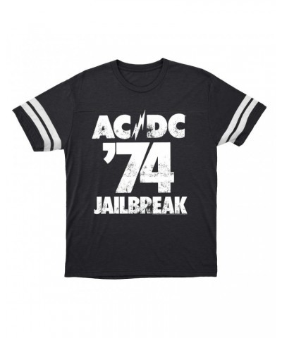 AC/DC T-Shirt | Jailbreak 1974 Football Shirt $14.83 Shirts