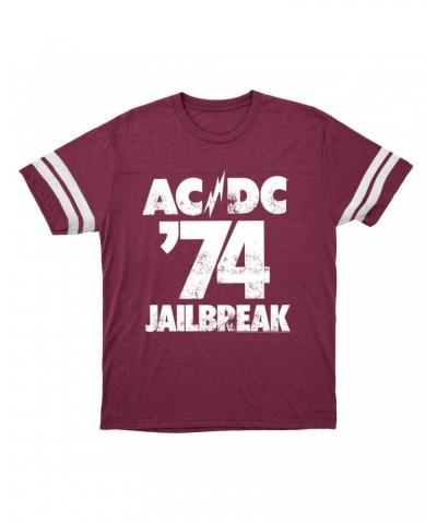 AC/DC T-Shirt | Jailbreak 1974 Football Shirt $14.83 Shirts