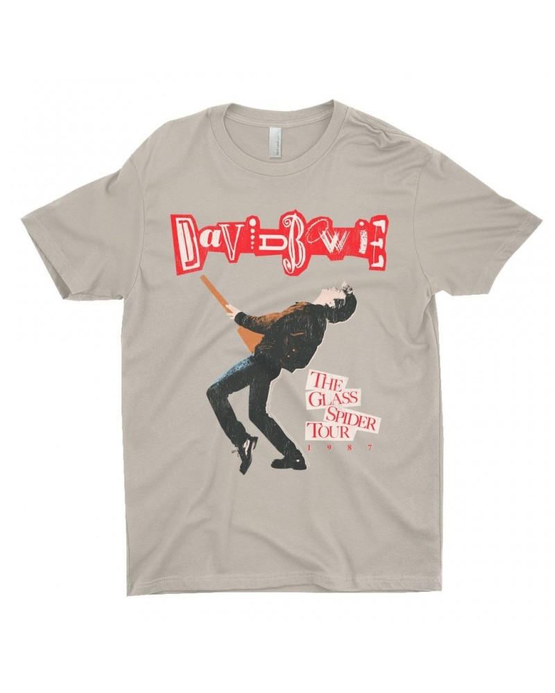 David Bowie T-Shirt | The Glass Spider Tour Album Design Shirt $7.49 Shirts