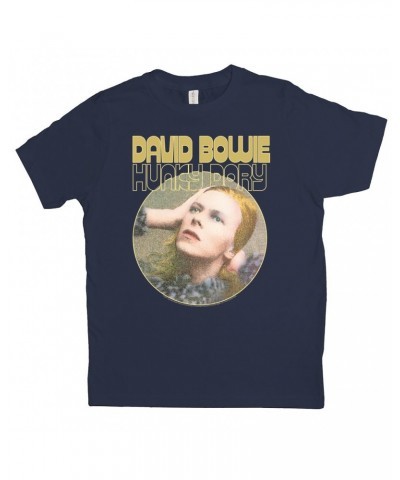 David Bowie Kids T-Shirt | Hunky Dory Album Design Kids Shirt $7.11 Kids