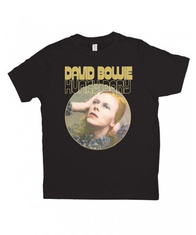 David Bowie Kids T-Shirt | Hunky Dory Album Design Kids Shirt $7.11 Kids