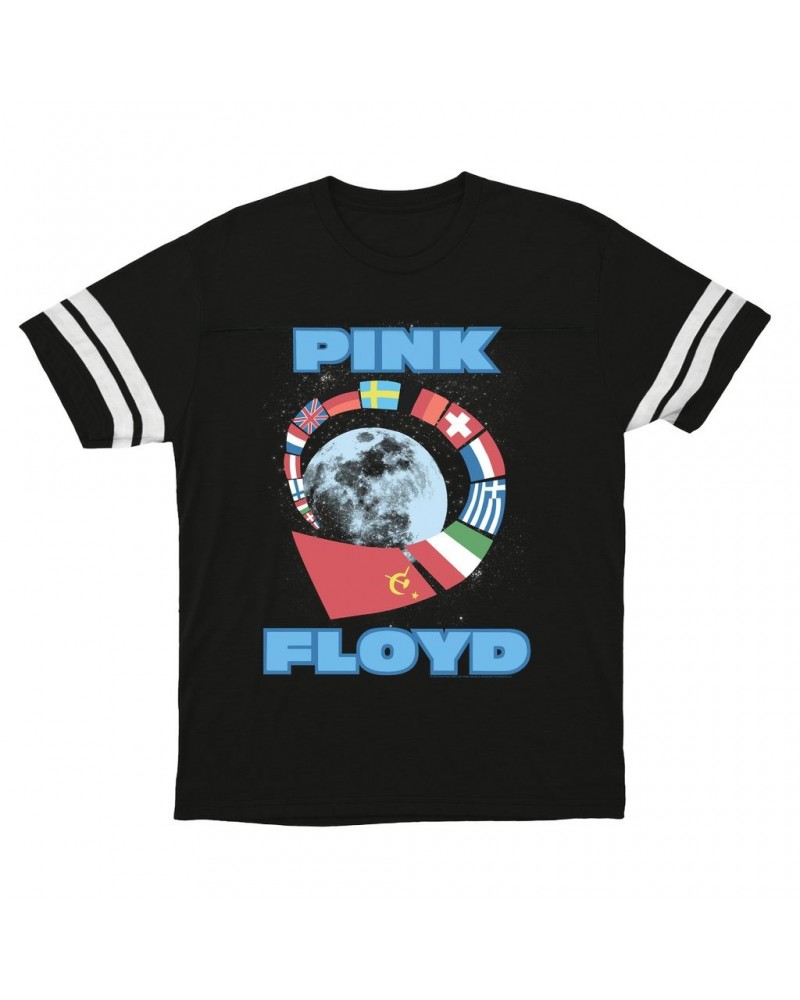 Pink Floyd T-Shirt | Flags World Tour 1989 Football Shirt $9.89 Shirts