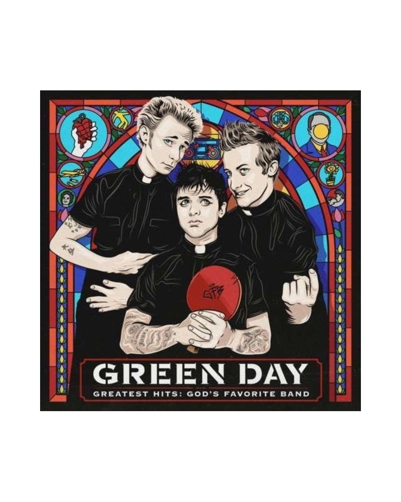 Green Day LP Vinyl Record - Greatest Hits: Gods Favourite Band $35.13 Vinyl