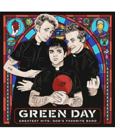 Green Day LP Vinyl Record - Greatest Hits: Gods Favourite Band $35.13 Vinyl