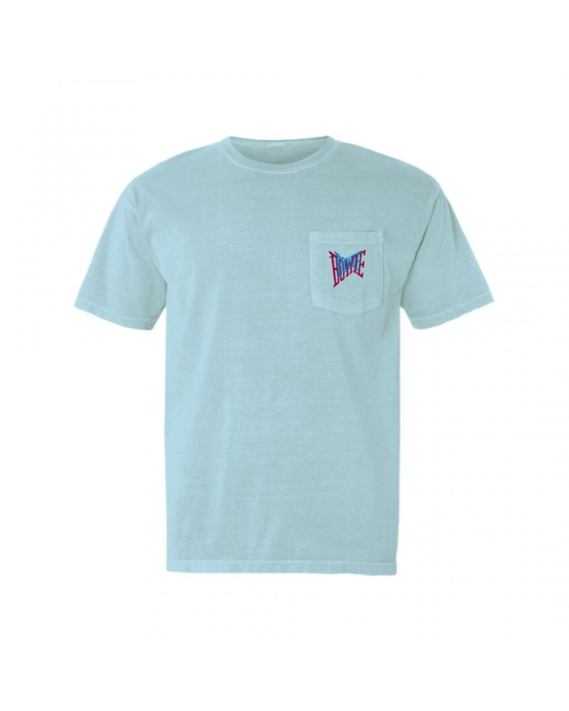 David Bowie T-Shirt | Double Logo Pocket T-shirt $13.18 Shirts