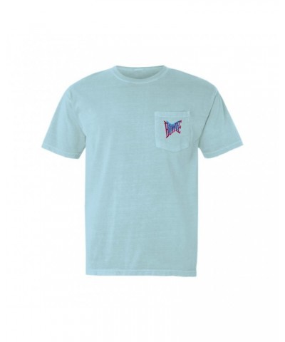 David Bowie T-Shirt | Double Logo Pocket T-shirt $13.18 Shirts