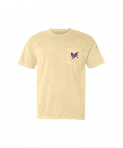 David Bowie T-Shirt | Double Logo Pocket T-shirt $13.18 Shirts