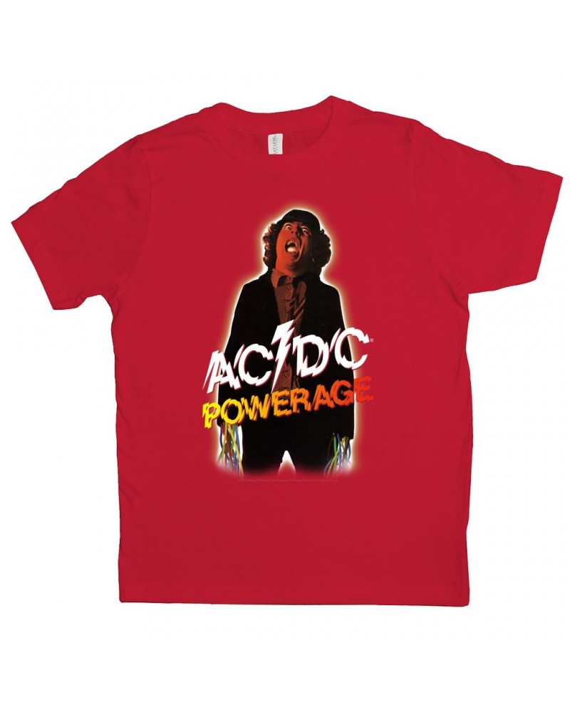 AC/DC Kids T-Shirt | Powerage Album Design Kids Shirt $11.48 Kids