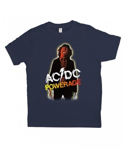 AC/DC Kids T-Shirt | Powerage Album Design Kids Shirt $11.48 Kids