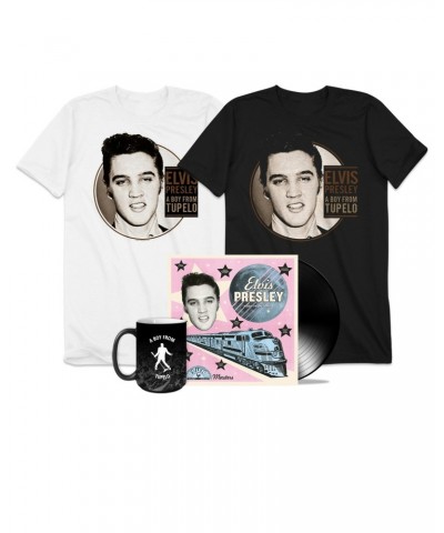 Elvis Presley A Boy from Tupelo LP + T-Shirt + Mug Bundle $20.00 Vinyl